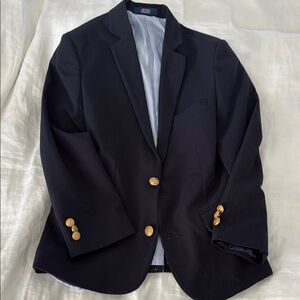 Navy Blazer with Gold Buttons